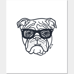 Bulldog Posters and Art